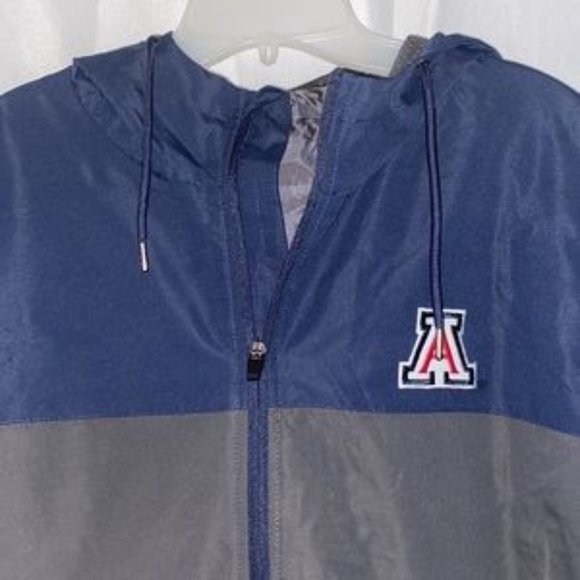 Arizona Wildcats Full Zip Windbreaker Jacket men's size L New - Picture 3 of 9